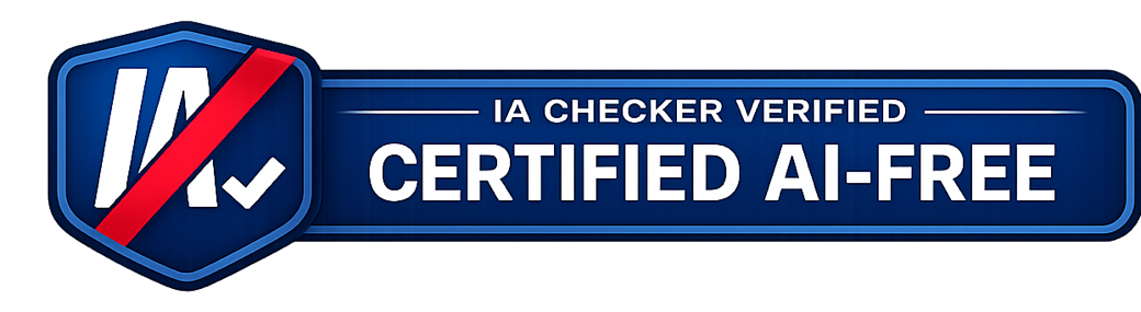 IA Checker verified, Certified AI-Free